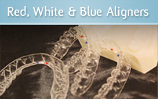 Red, White & Blue Aligners